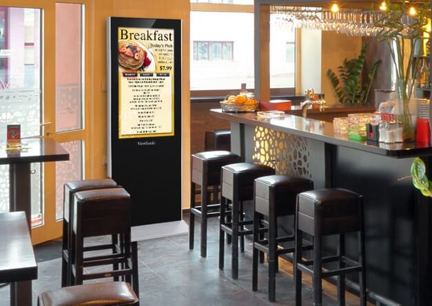 restaurant digital signage